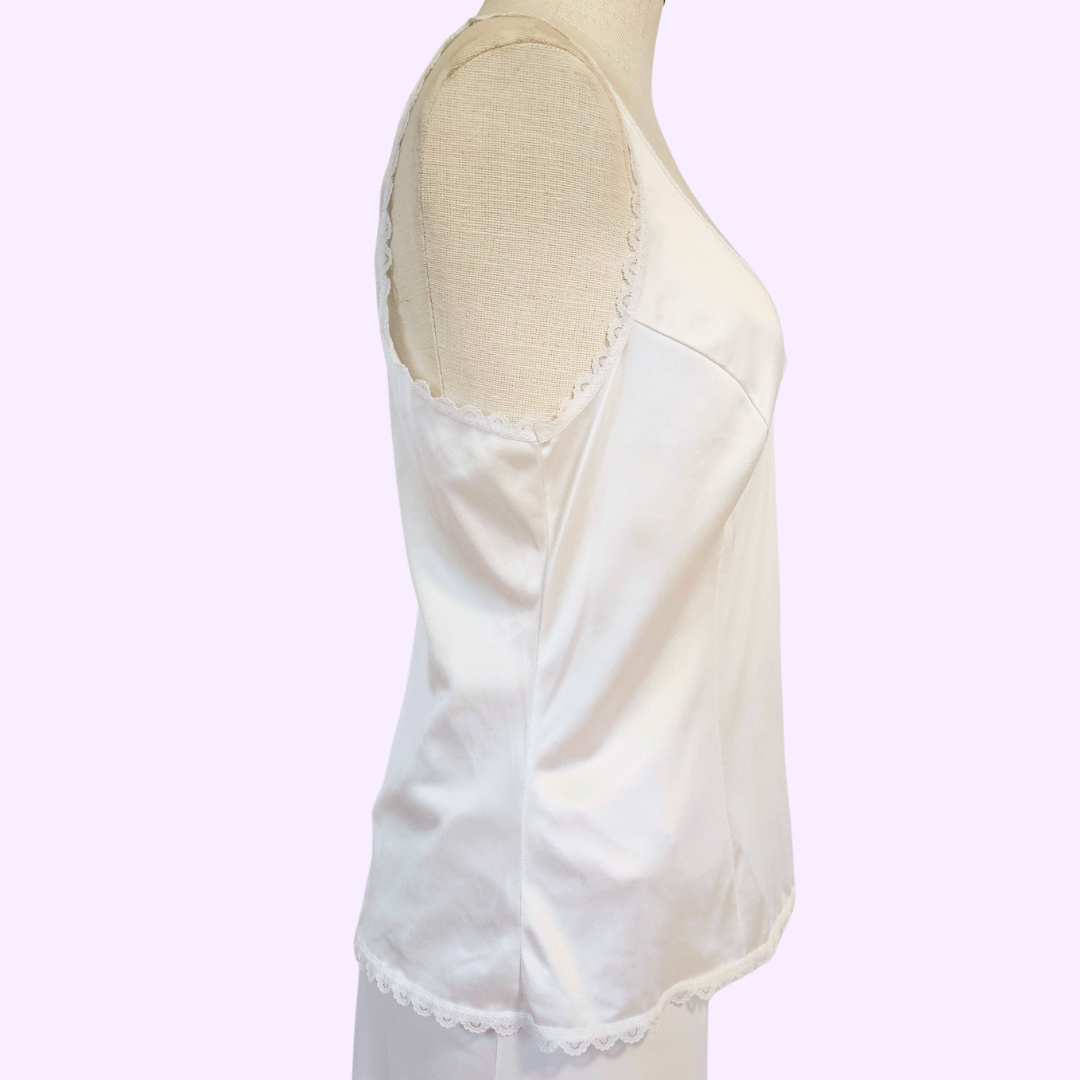 sears white lace camisole