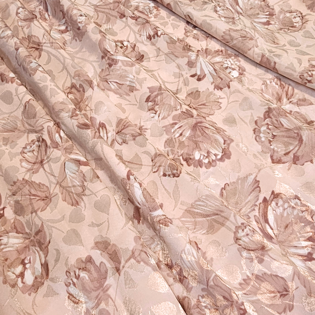 andrea gayle pink floral skirt