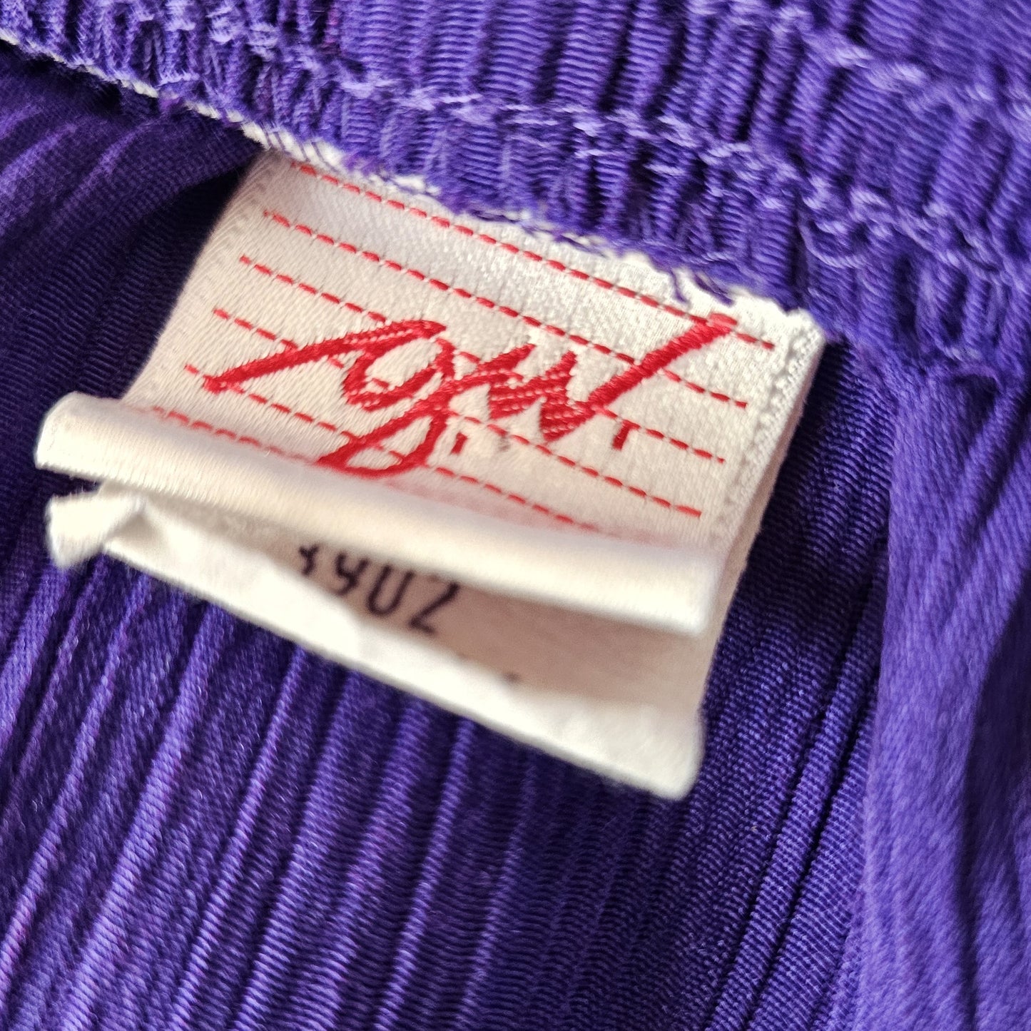 gw purple knee length skirt