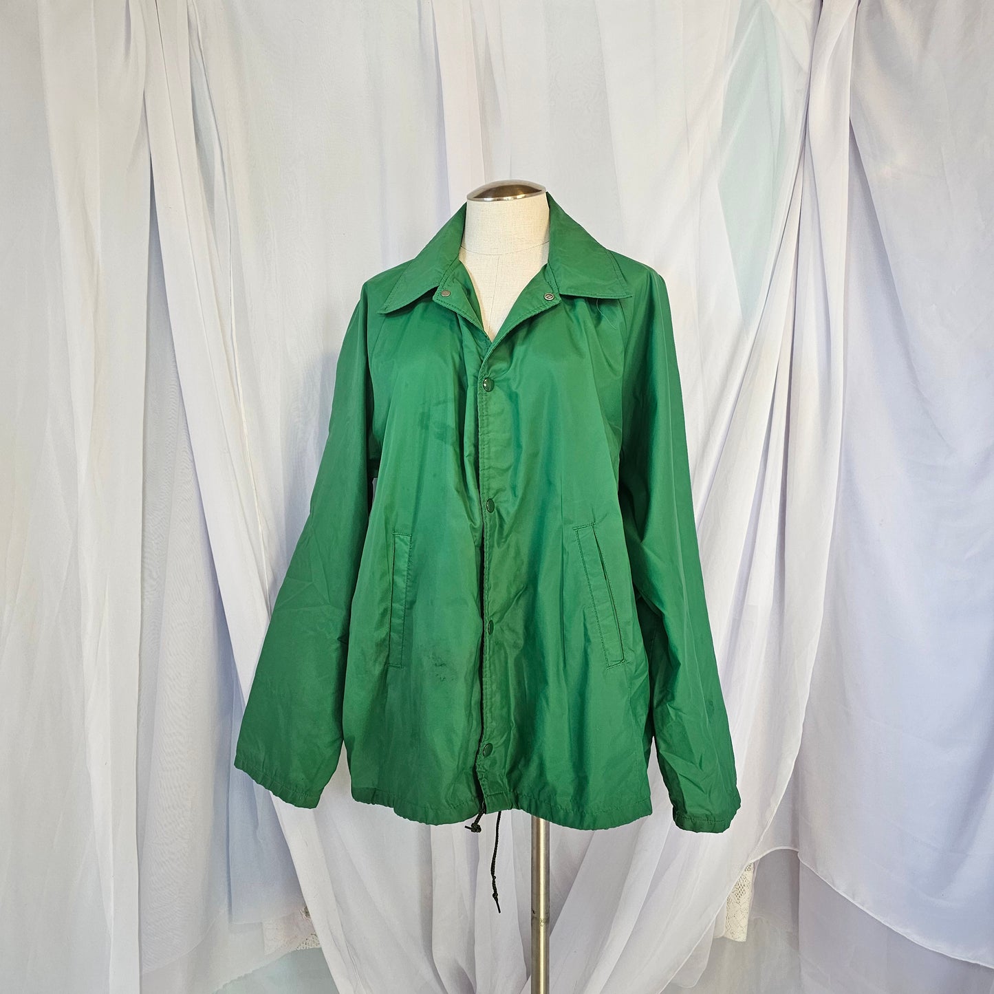 mvp green rain jacket