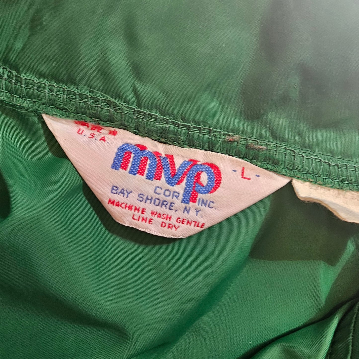 mvp green rain jacket