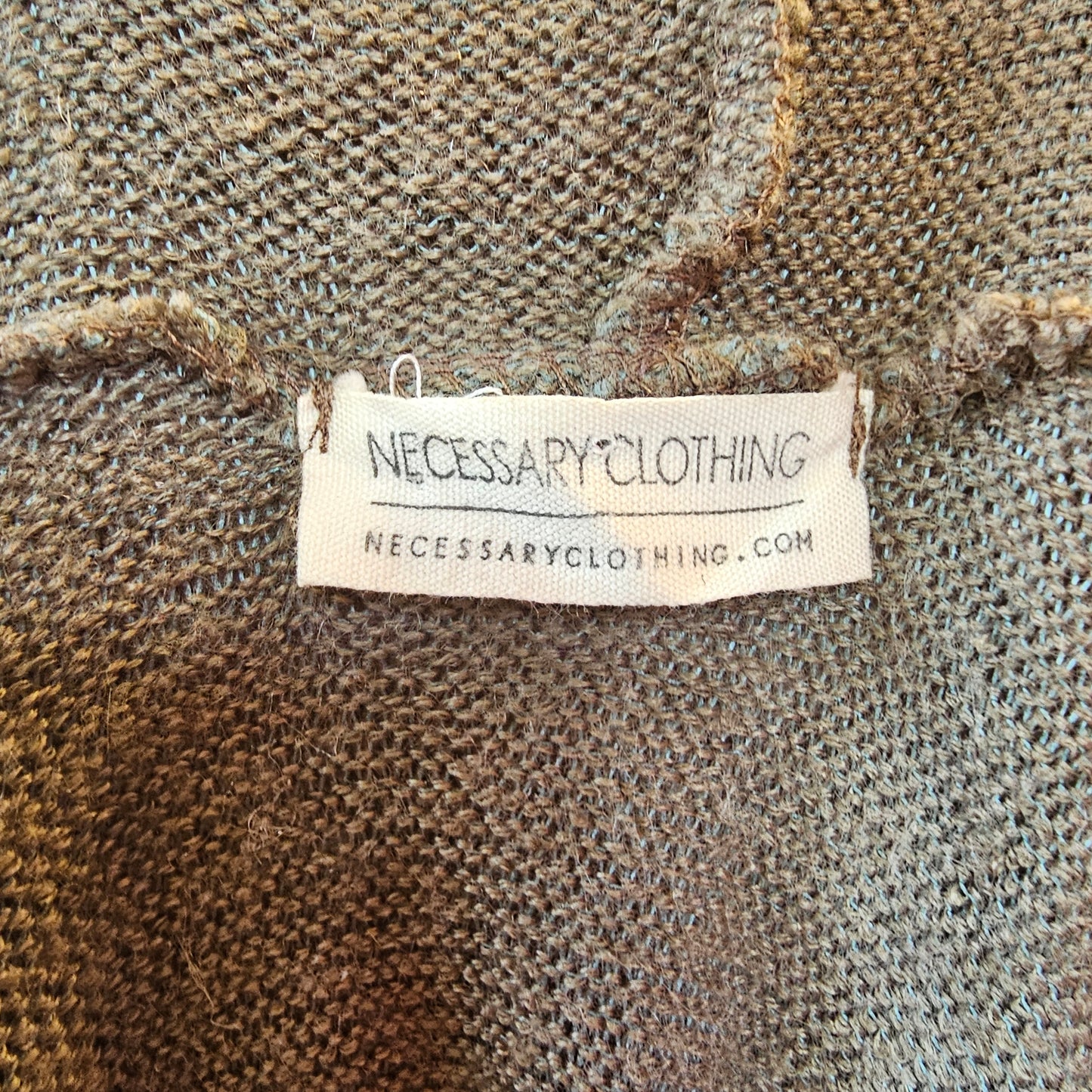 necessary clothing brown cropped cardigan