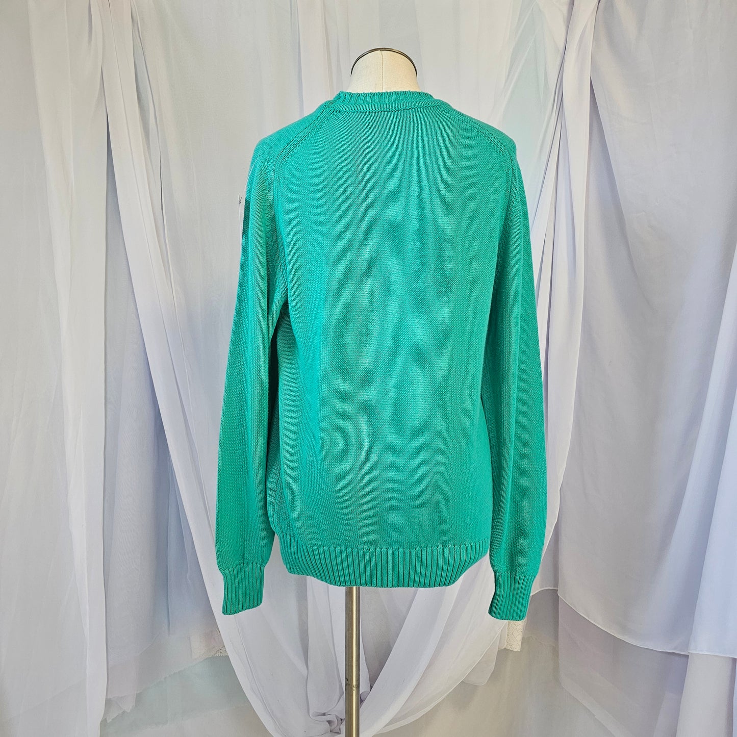 highland teal sweater