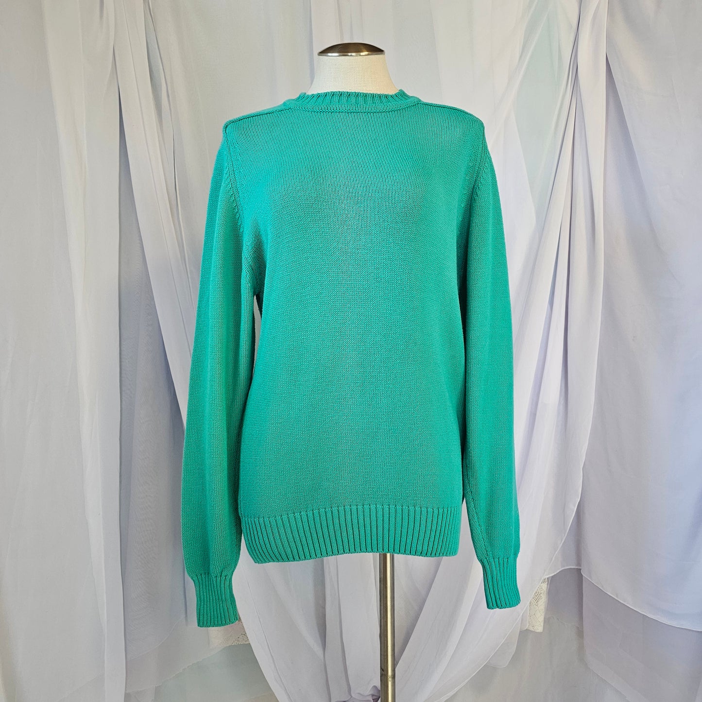 highland teal sweater