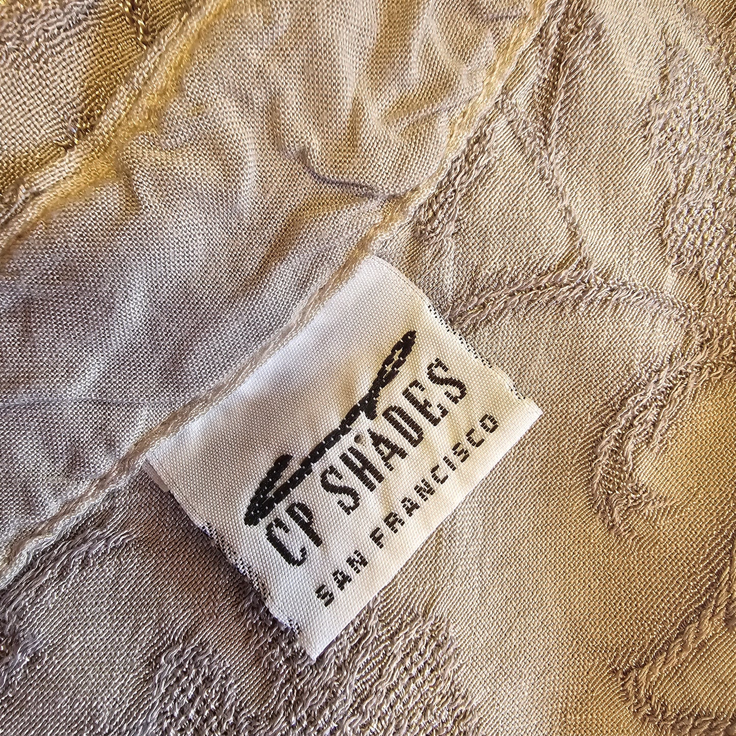 cp shades gray embroidered floral vest