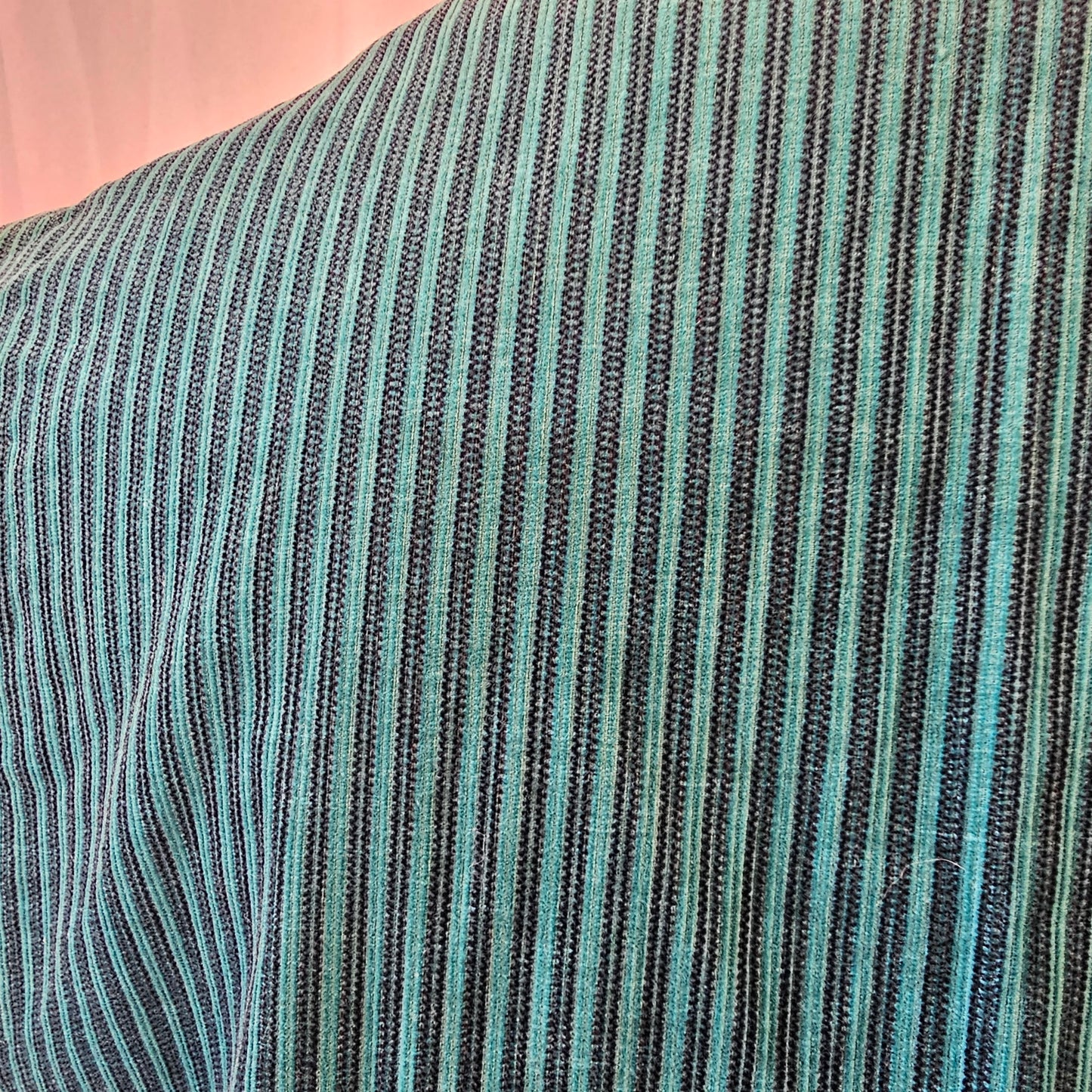 handmade green stripe vest