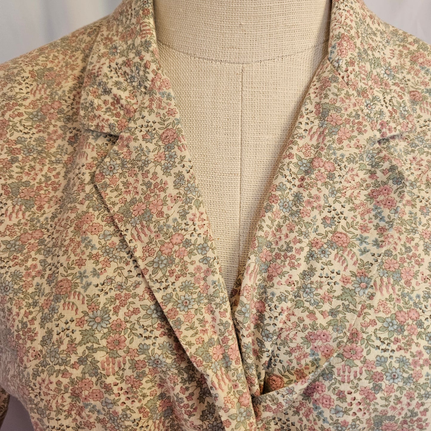 handmade floral button down