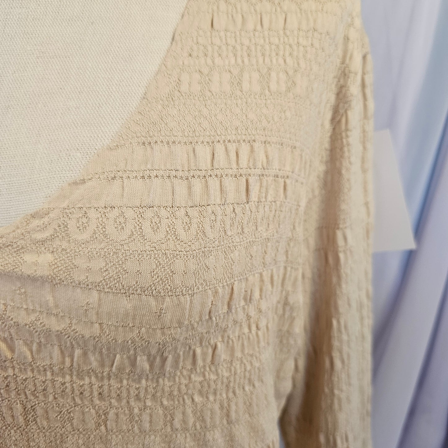 fashion bug ivory bell sleeve top