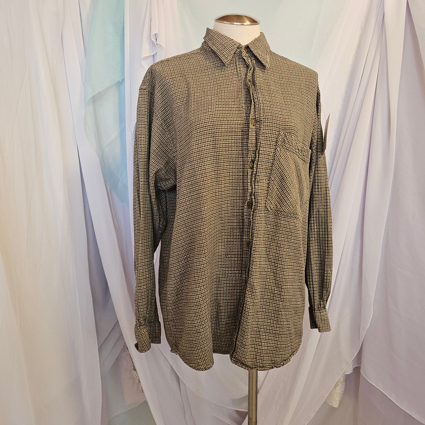 bugle boy authentic neutral button down