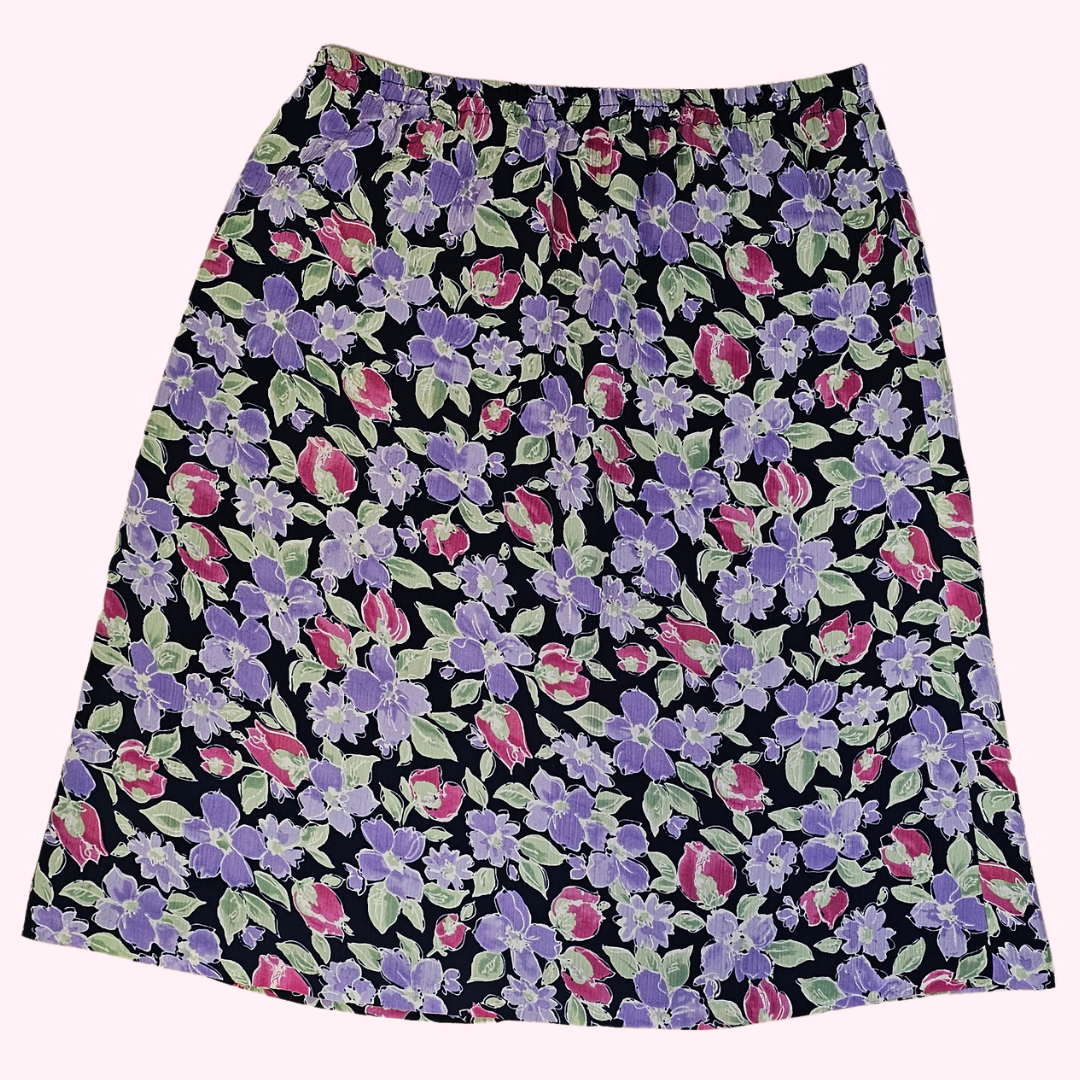 the tog shop floral midi skirt