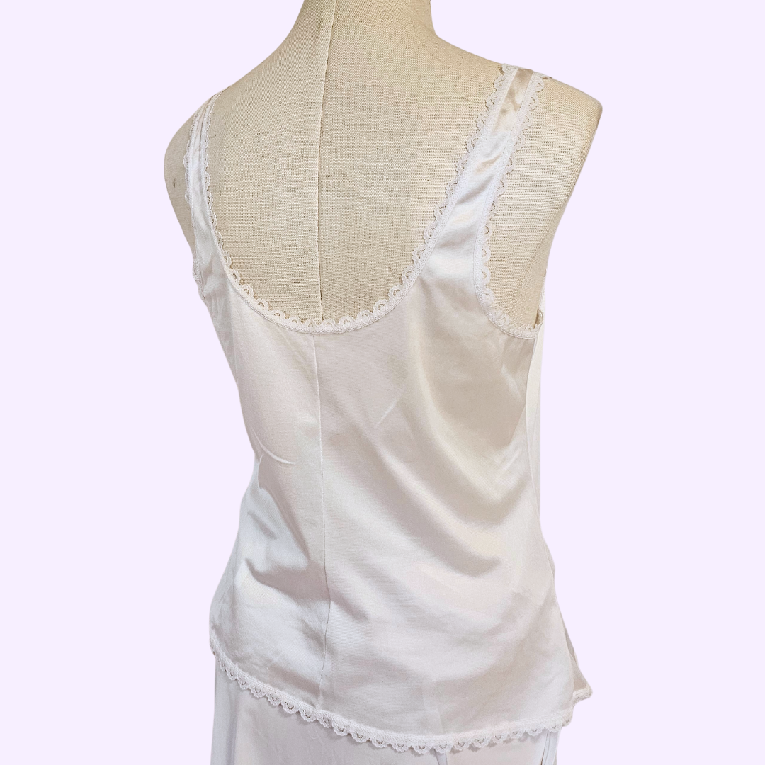 sears white lace camisole
