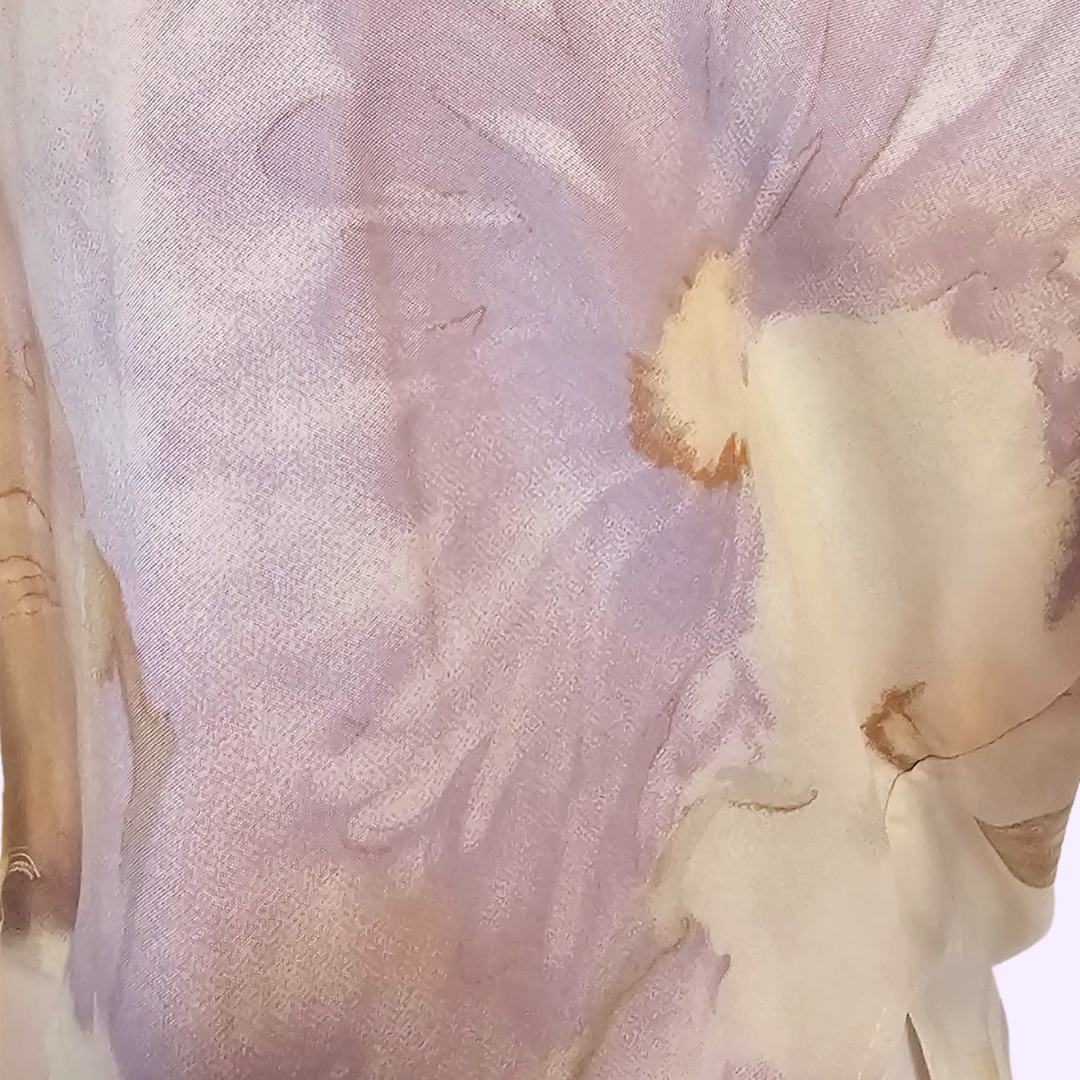 rabbit rabbit rabbit pastel cropped blouse