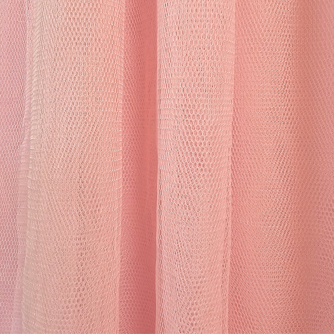 unbranded pink tulle midi skirt