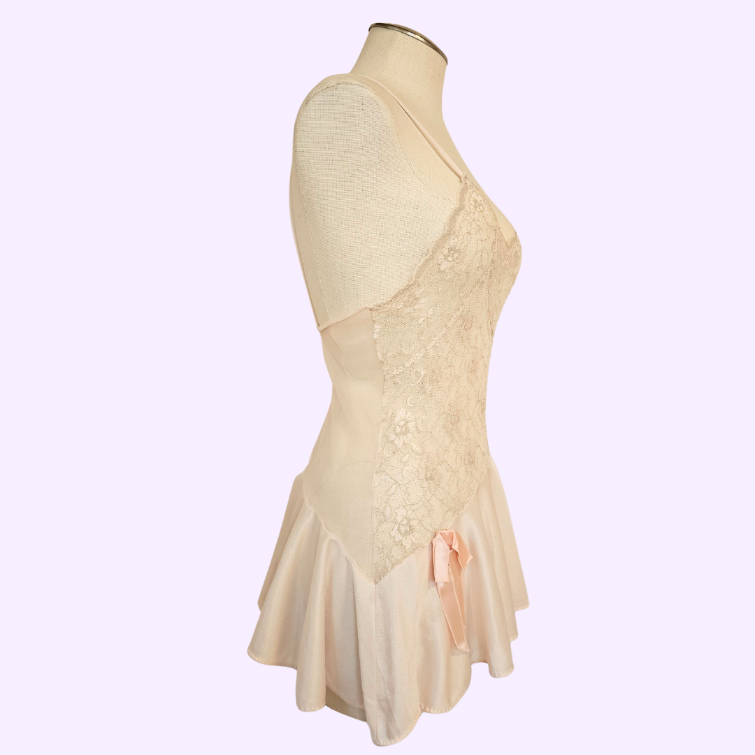 undercover wear lace peach camisole