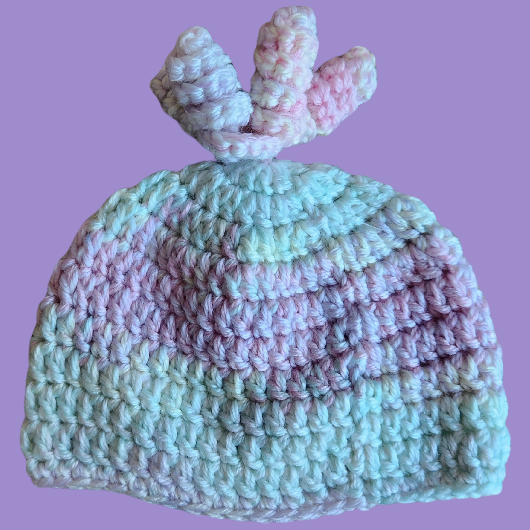 crochet baby beanie