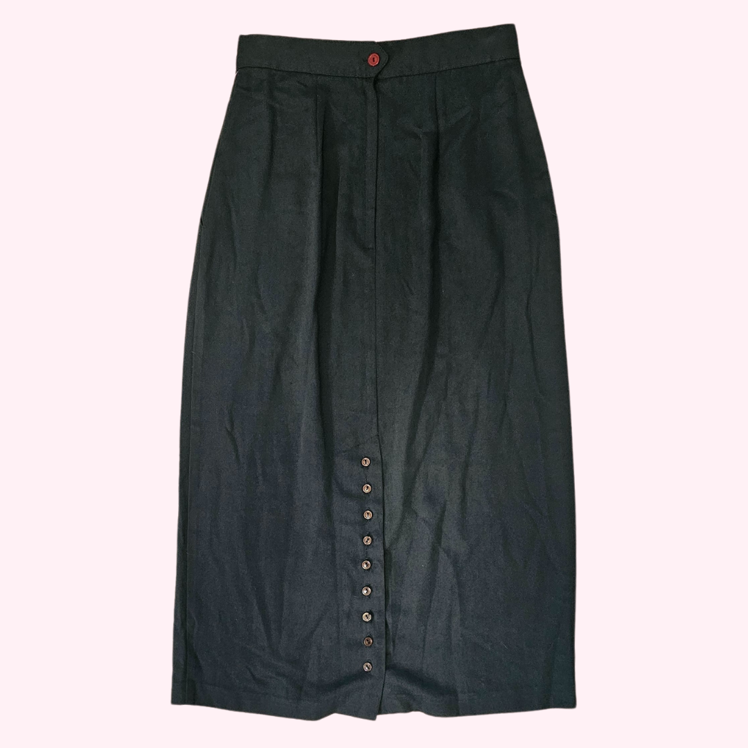 barne stephens green maxi skirt