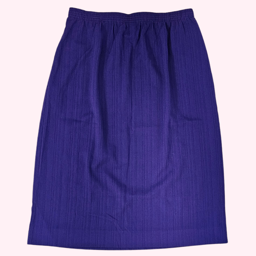 gw purple knee length skirt