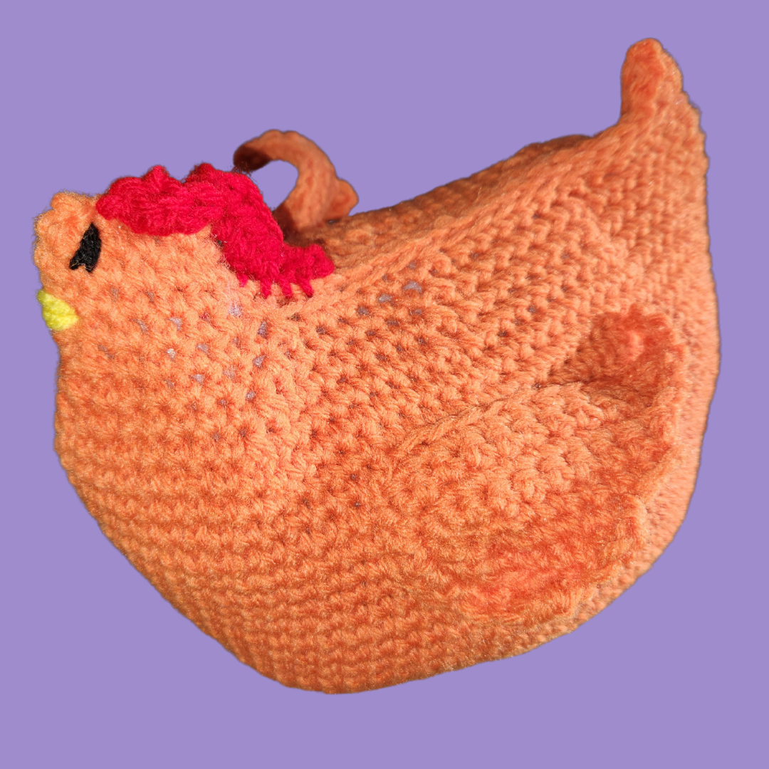 crochet chicken stuffie