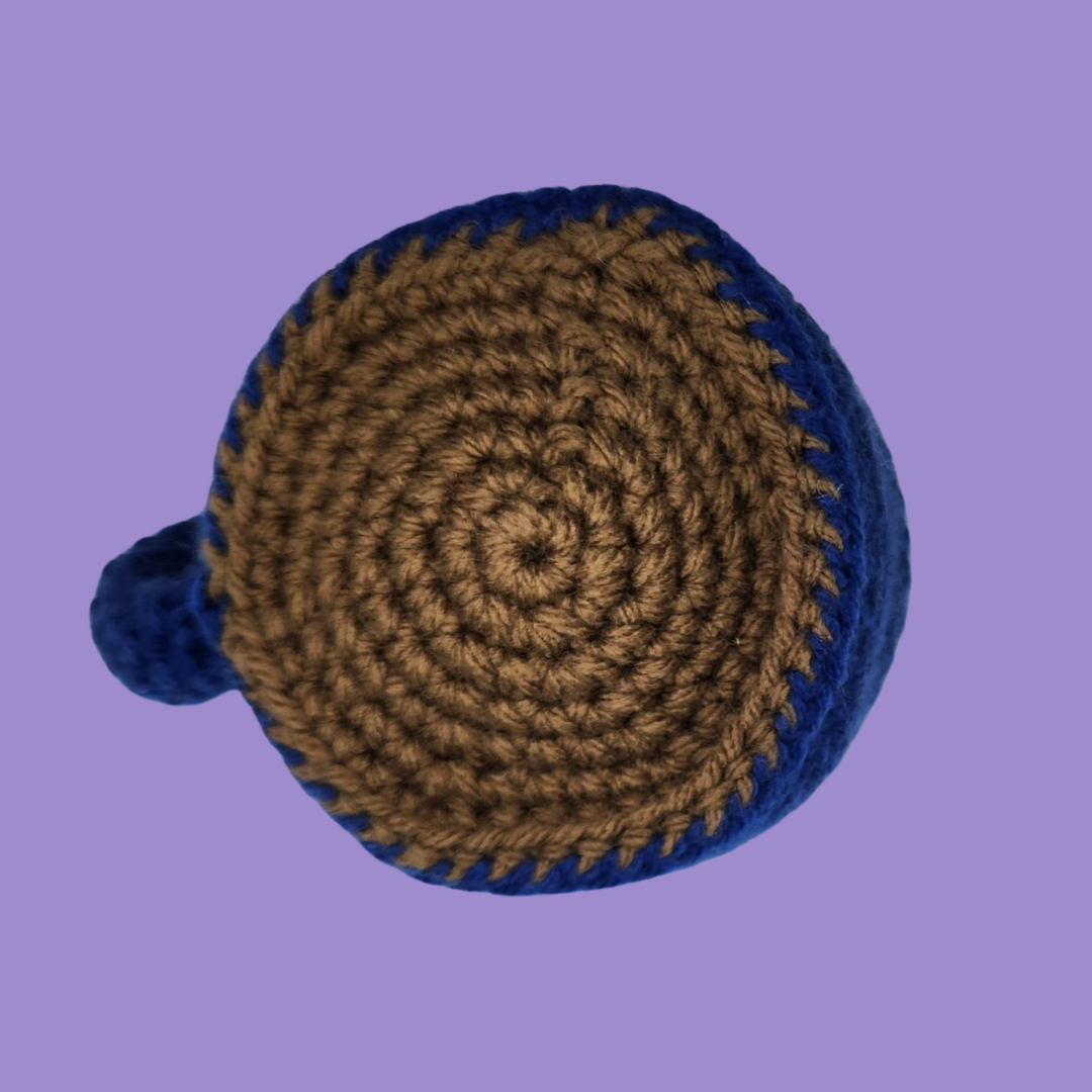 crochet cup of coffee stuffie