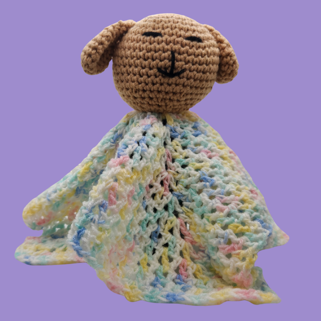 crochet dog lovey