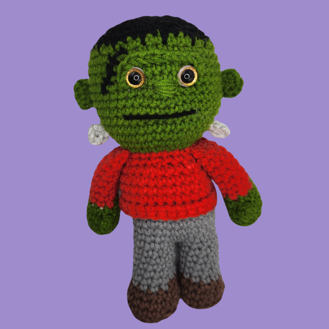 crochet frankenstein stuffie