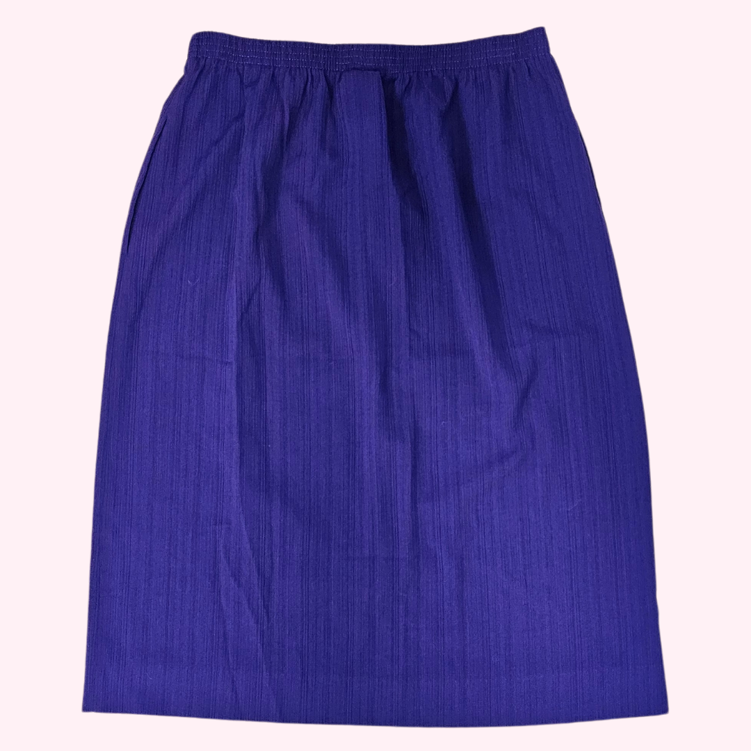 gw purple knee length skirt