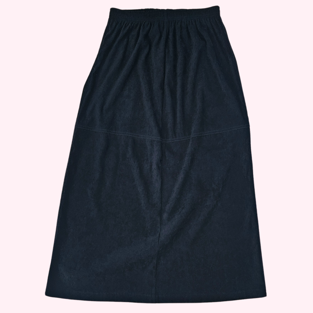 n touch black midi skirt