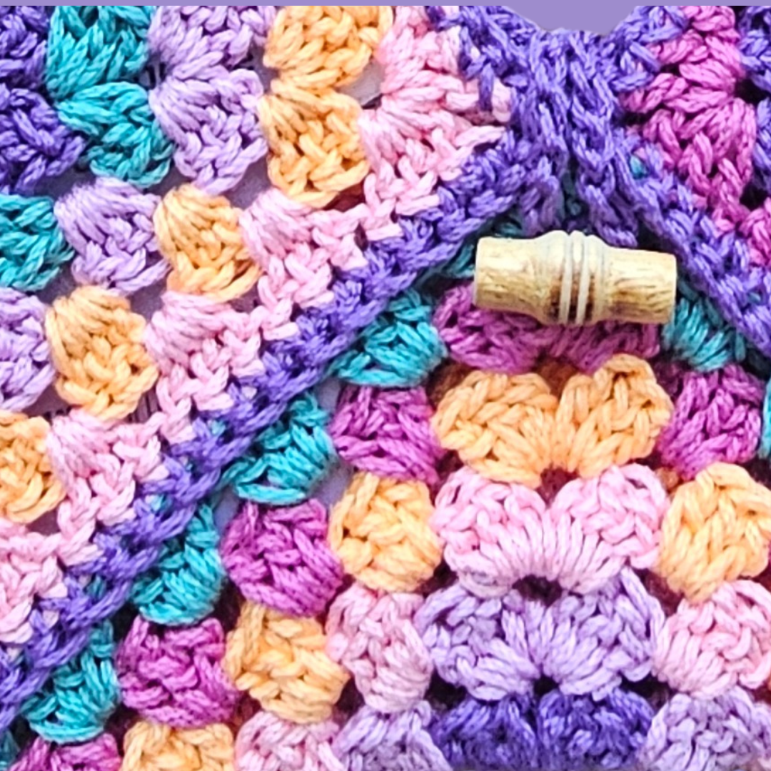 crochet granny bag