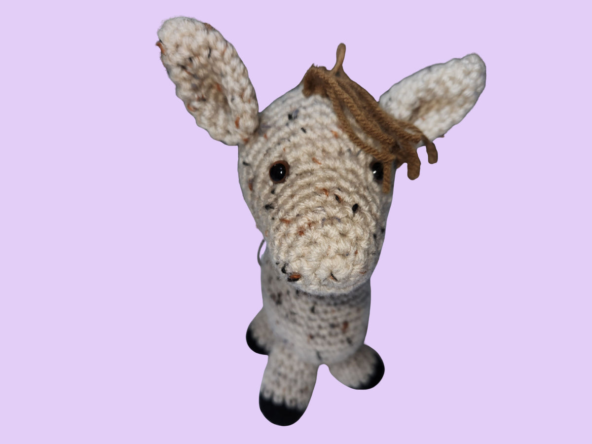 crochet horse stuffie
