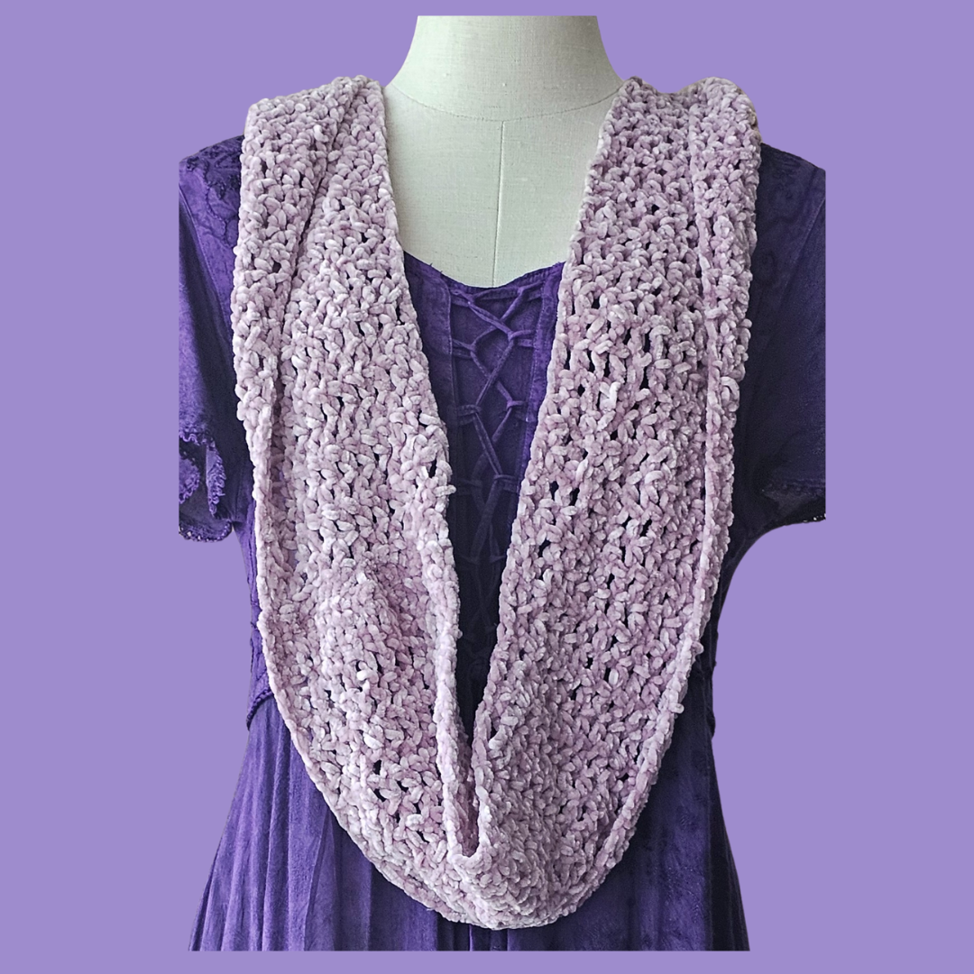 crochet infinity scarf