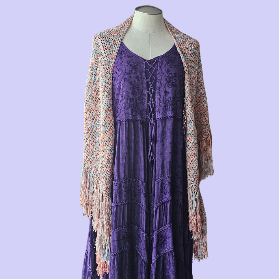 crochet kria shawl