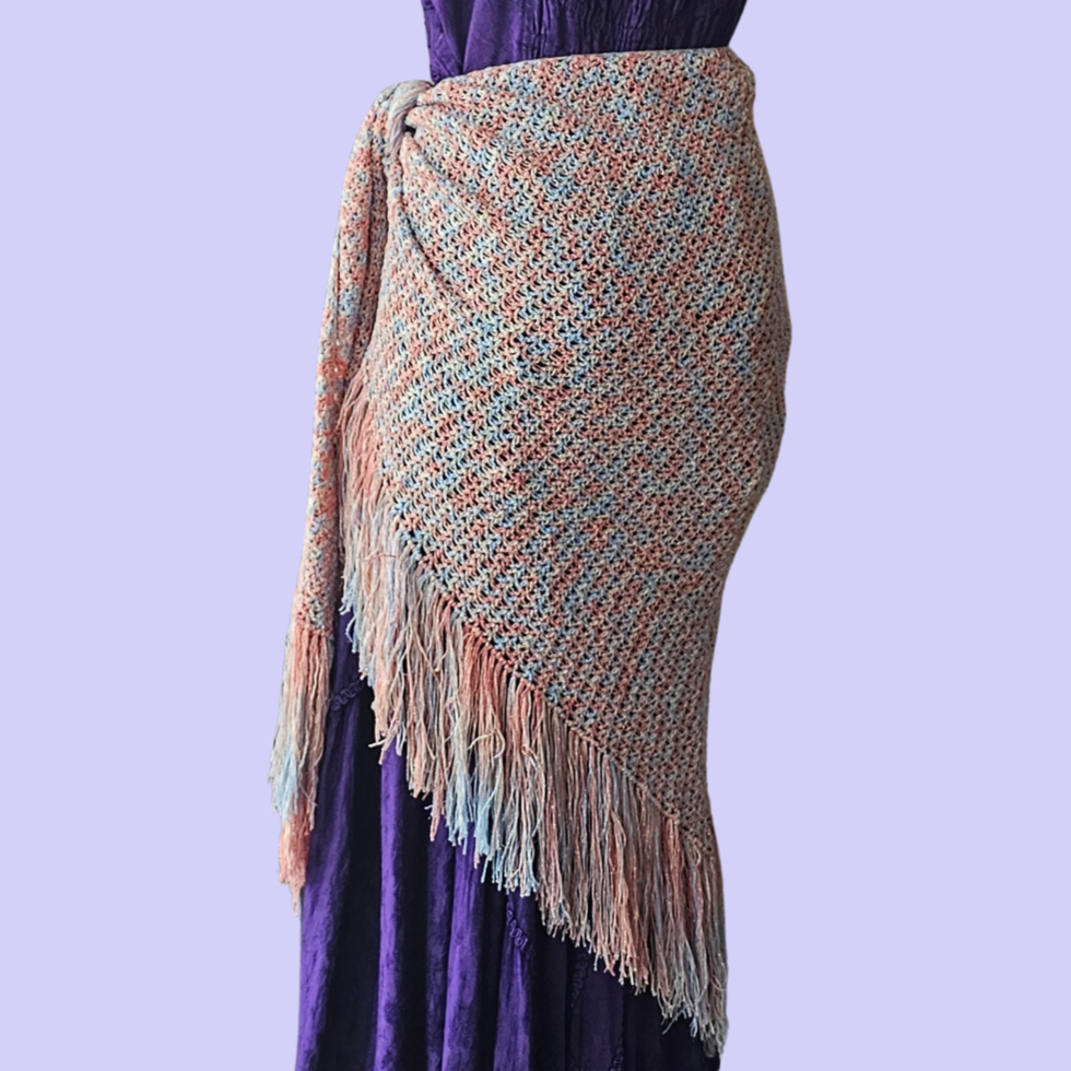 crochet kria shawl
