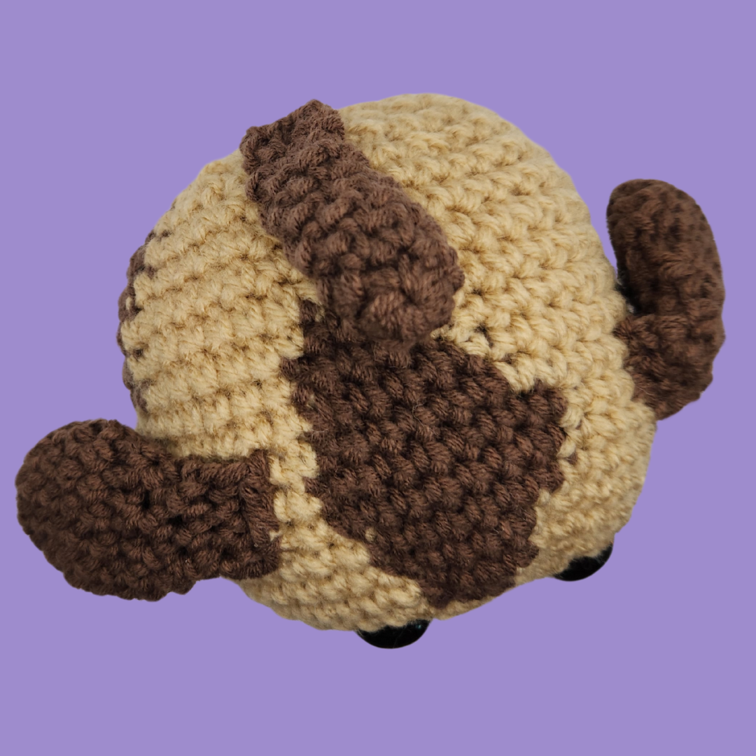 crochet loaf dog stuffie