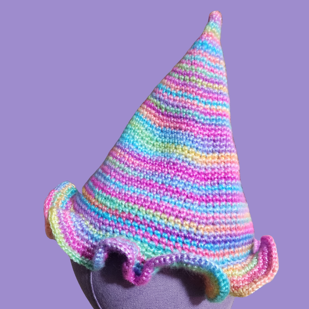 crochet witch hat