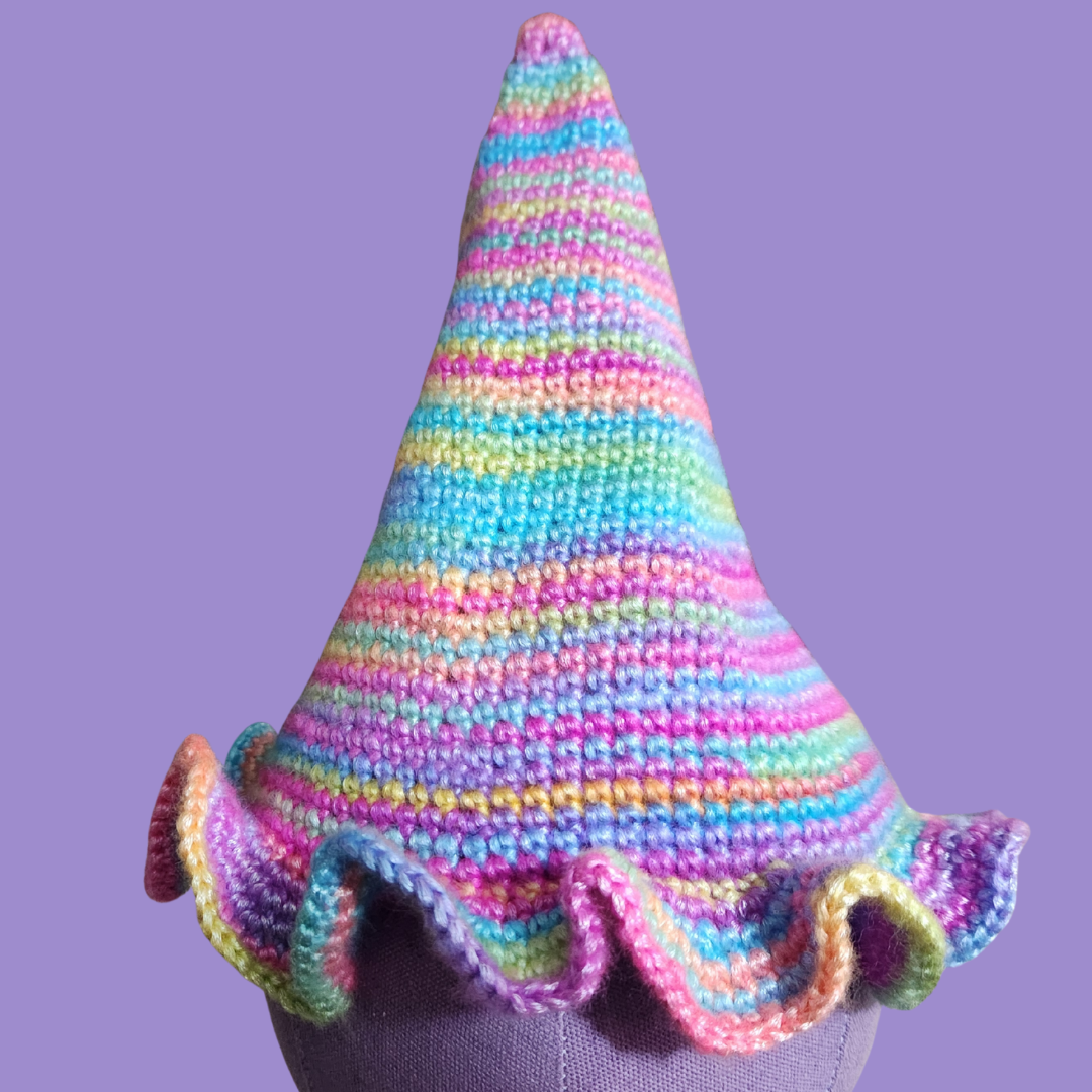 crochet witch hat