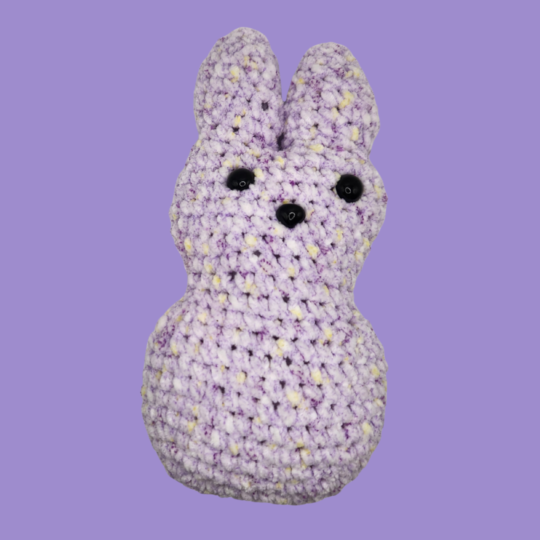 crochet peep bunny stuffie