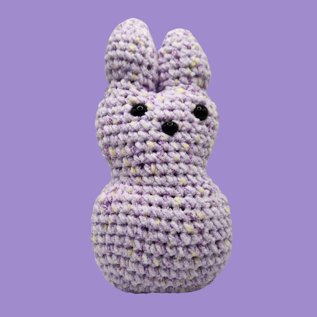 crochet peep bunny stuffie