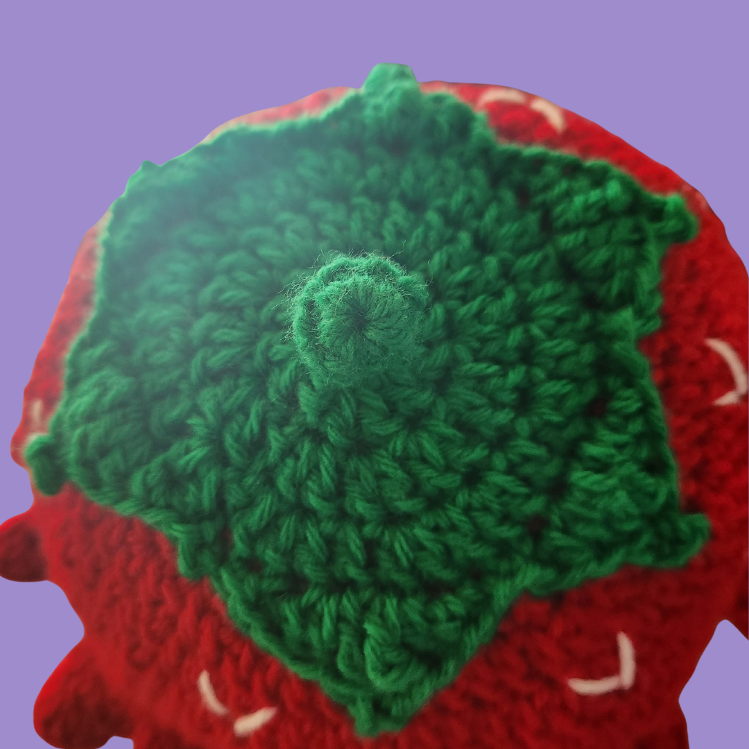 crochet strawberry bucket hat