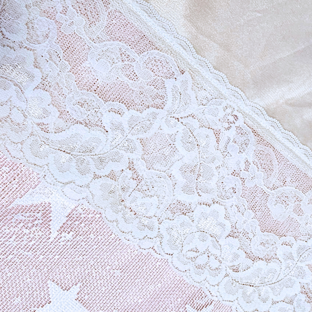 vassarette cream slip skirt