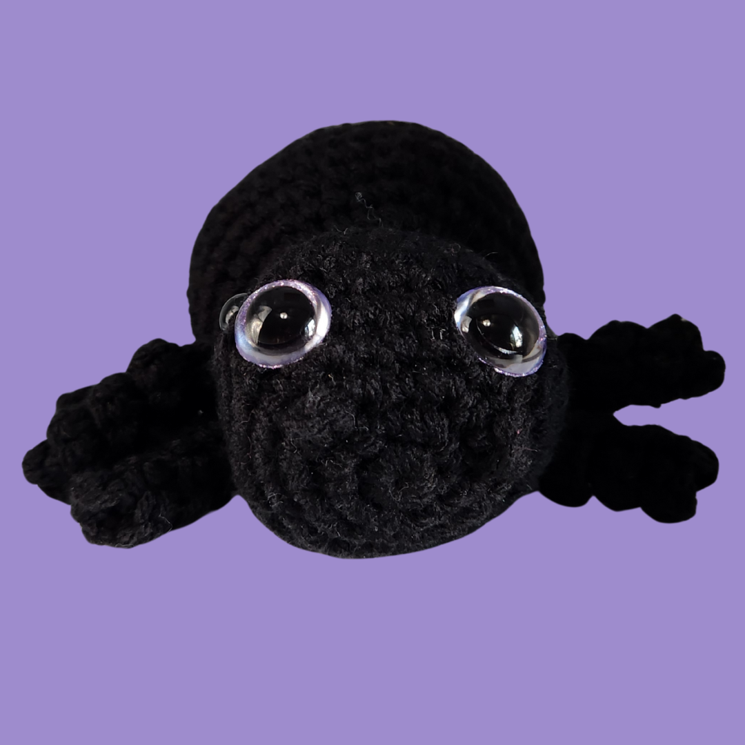 crochet spider stuffie