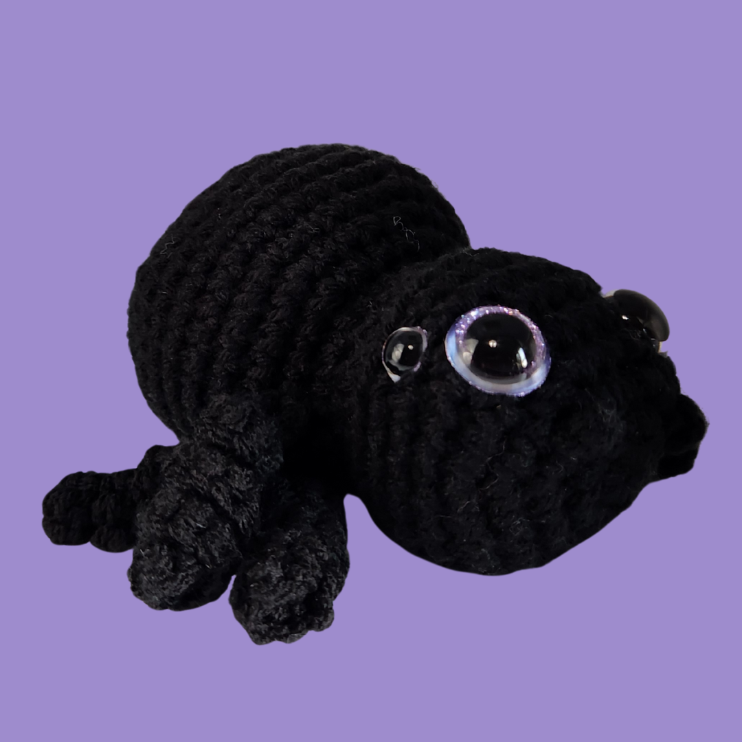 crochet spider stuffie