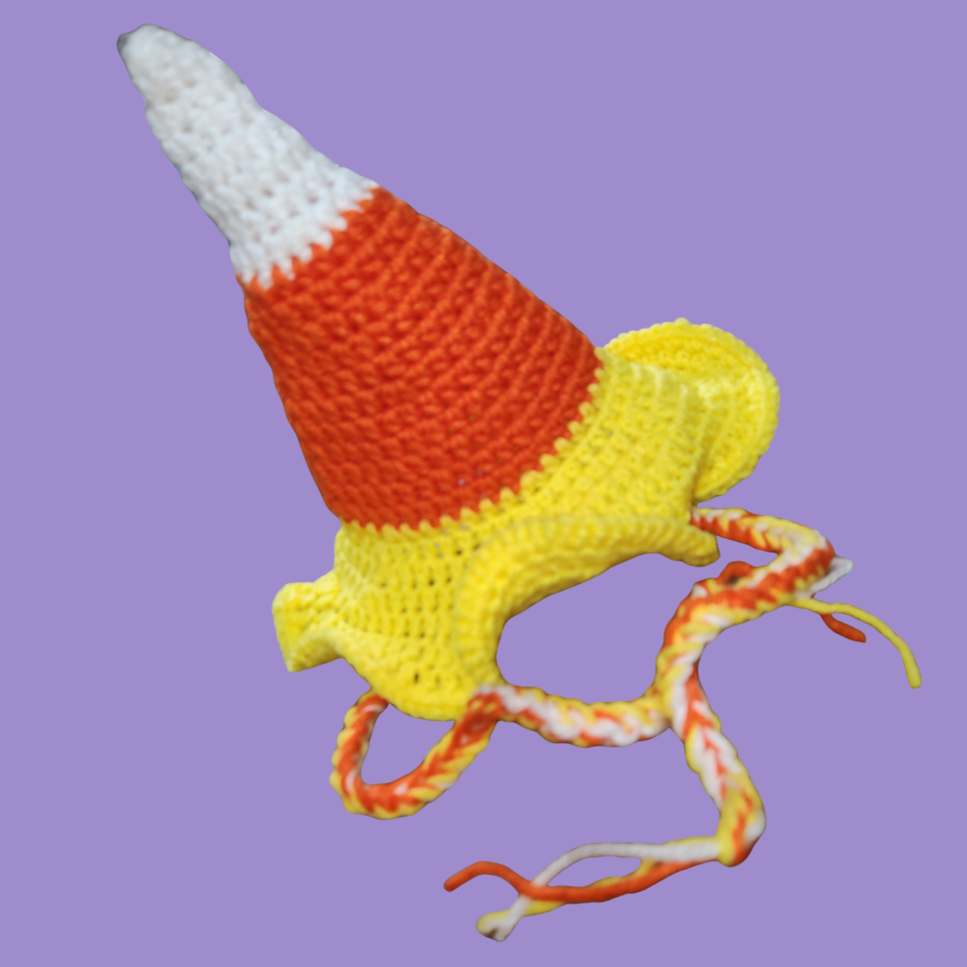 crochet toddler witch hat