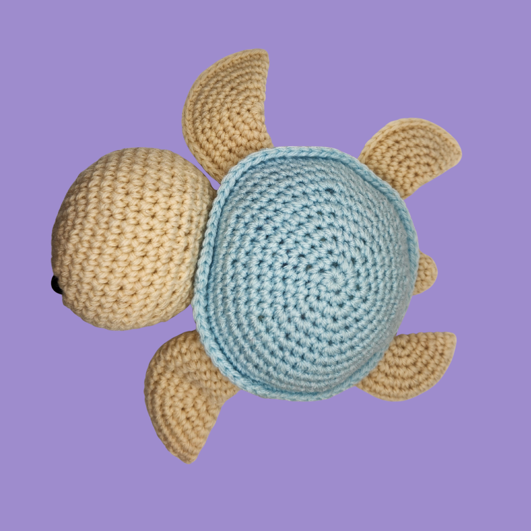 crochet turtle stuffie