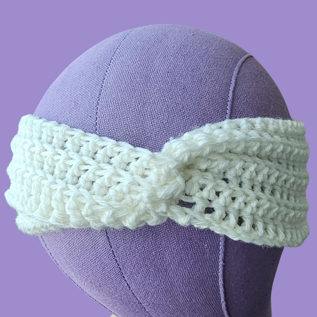 crochet twisted headband