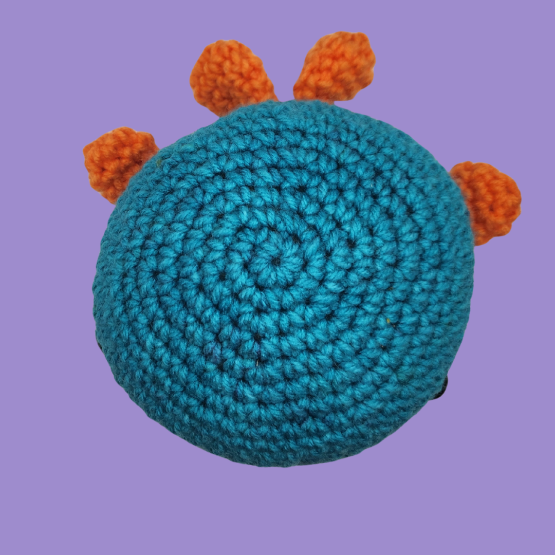 crochet whale stuffie