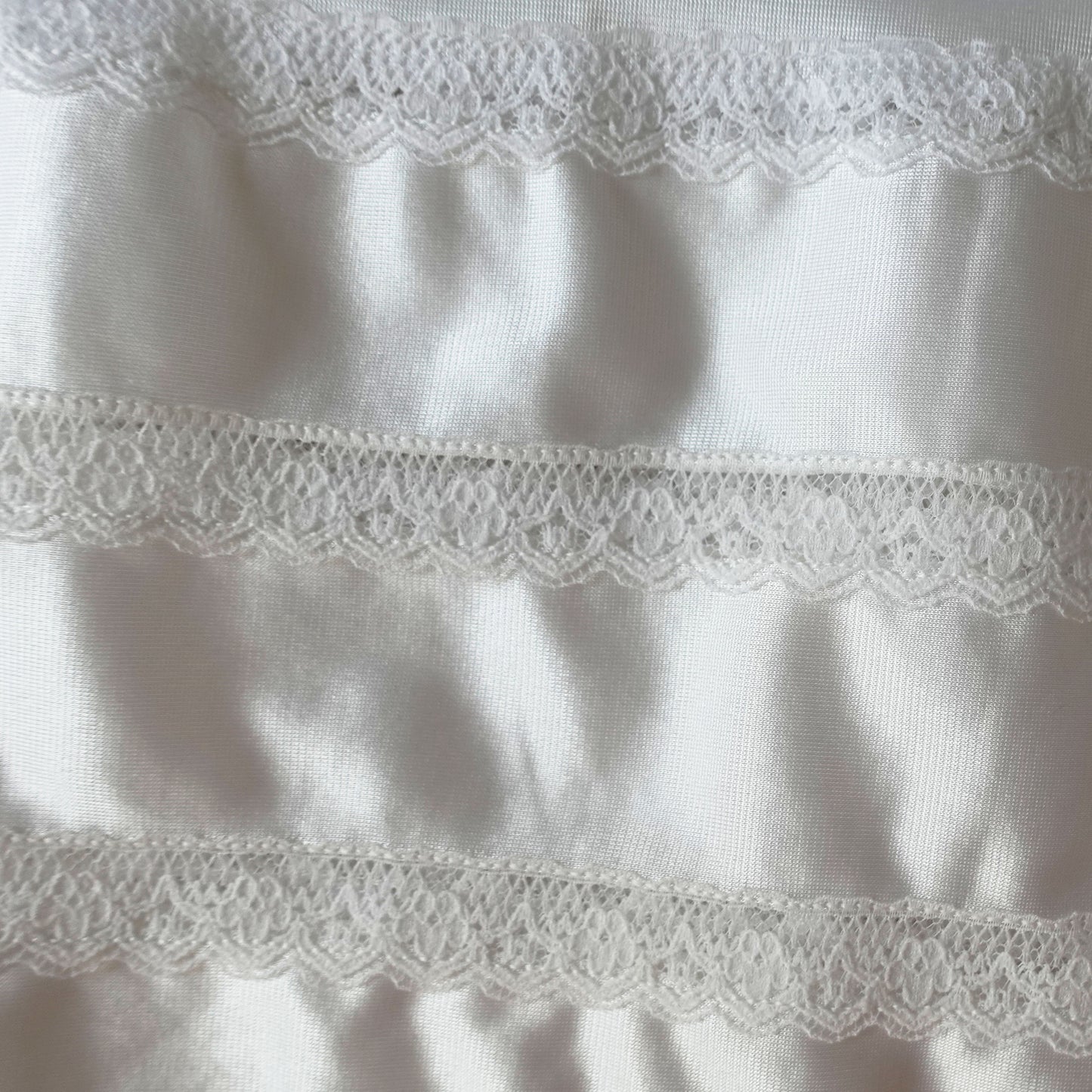 white lace skirt slip