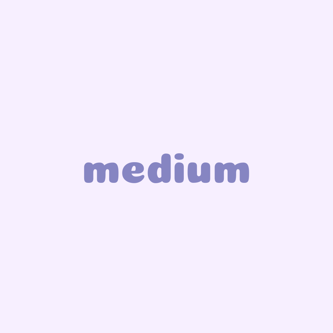 ☆ medium ☆