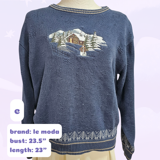 snowman sweater (c)