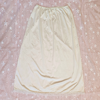 unbranded white slip skirt