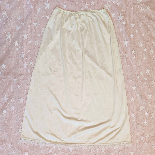 unbranded white slip skirt